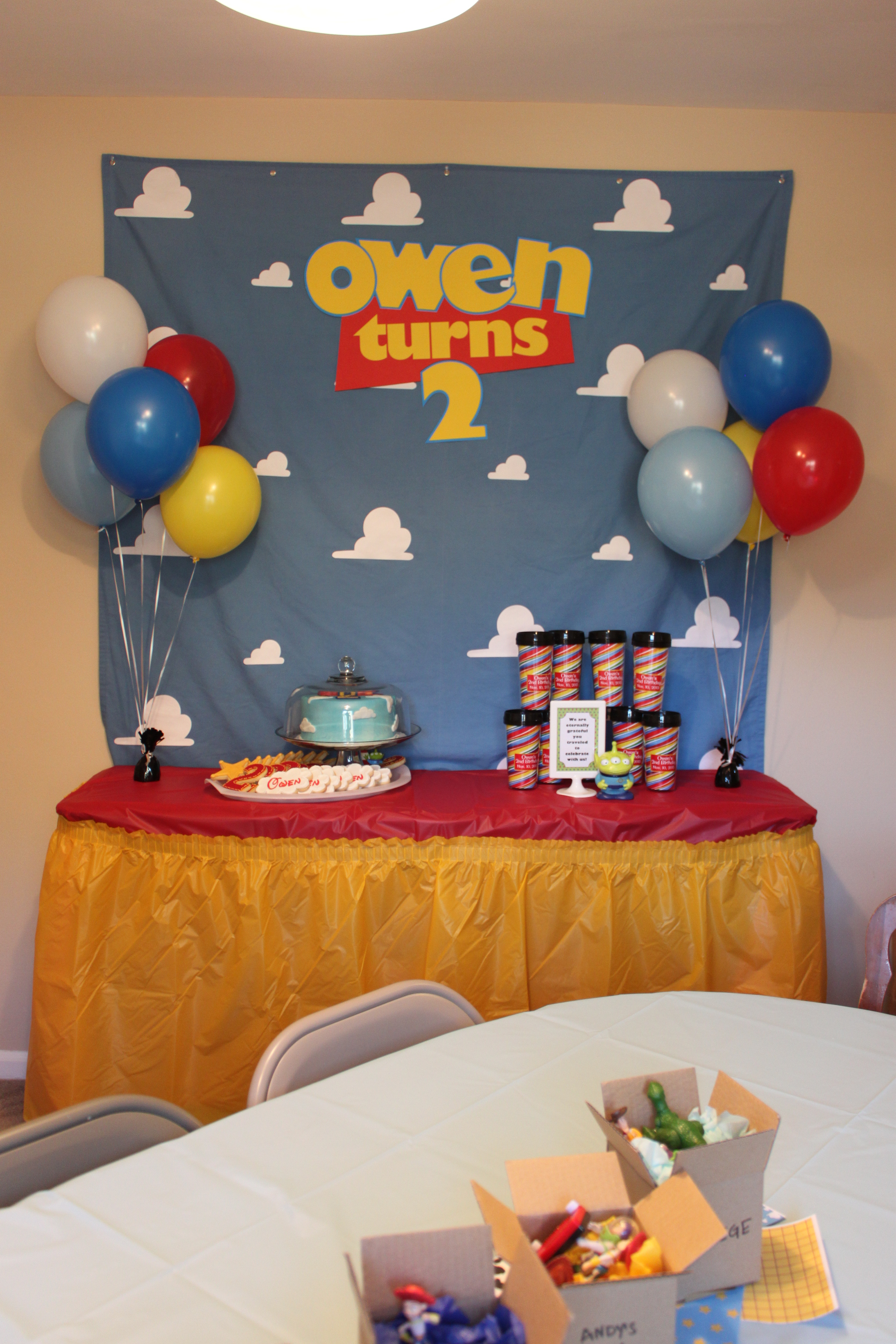  Toy  Story birthday party The decorations The Sensible Home 