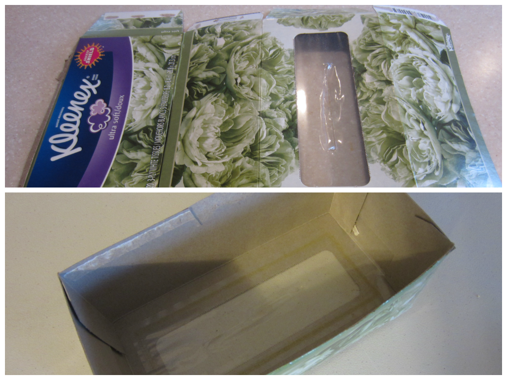 How do you make a tissue box cover?